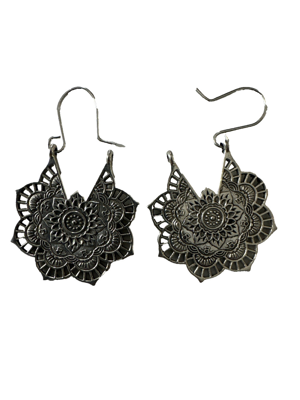 Womens Earrings Drop Dangle Hook Bronze Studs Round Ear Gift (New)